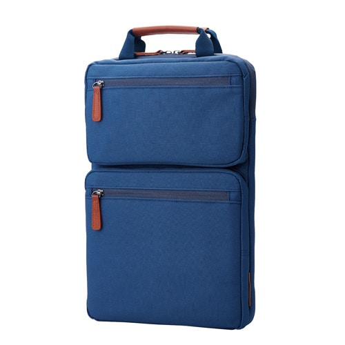 PC用縦型インナーバッグ/13.3インチ/ネイビー