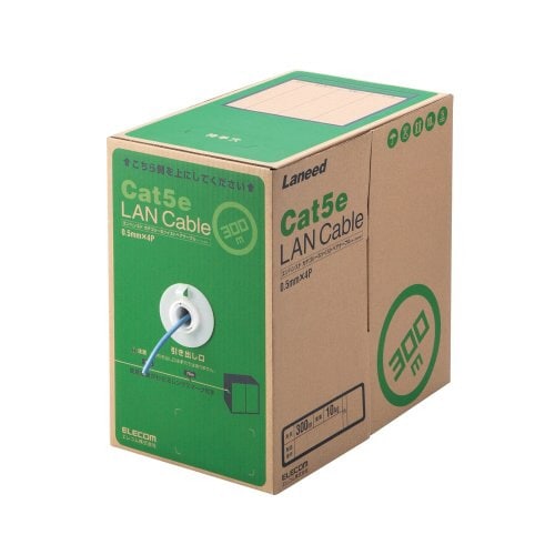 LANケーブル/CAT5E/300m/ブルー