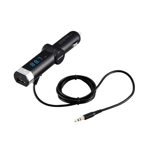 φ3.5mmミニプラグ/USBポート付/ブラック