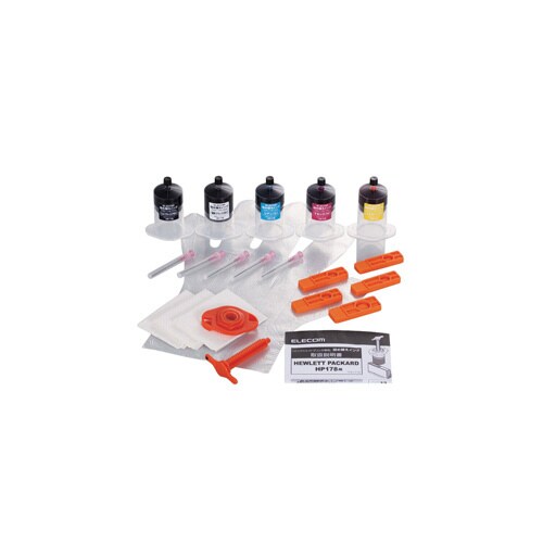 HP178 詰替インク 2回分 5色 キット付き