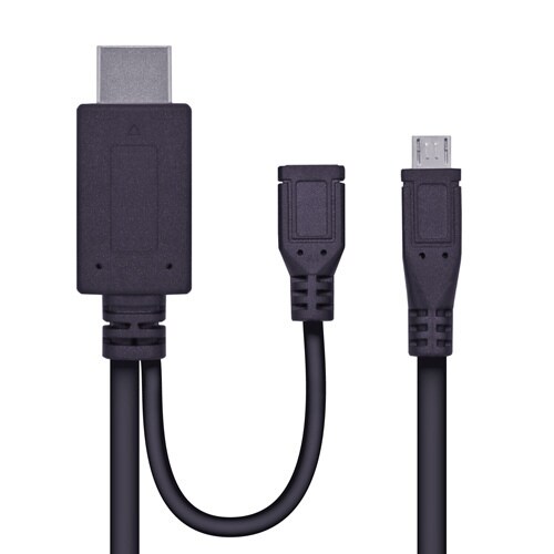 microB HDMI 2.0m ブラック