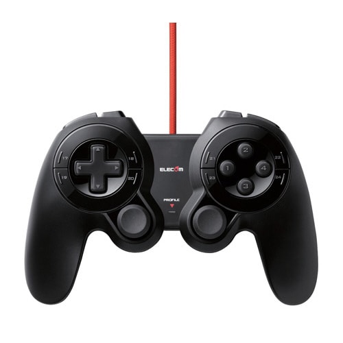 有線 ゲームパッド 24ボタン MMO DUX 黒