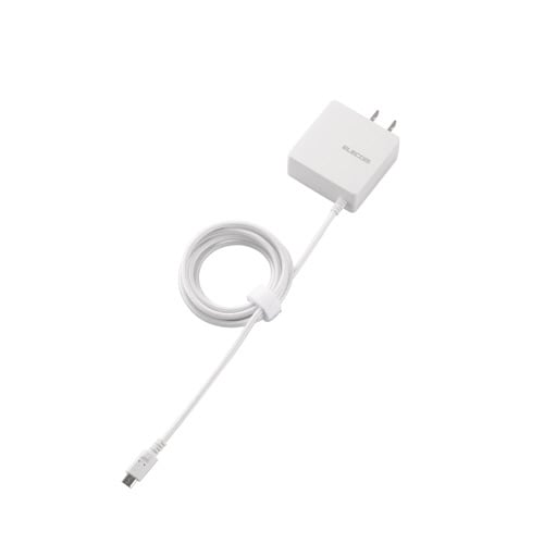 USB充電器 高耐久ケーブル一体型 ホワイト