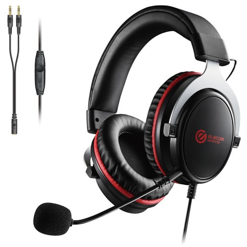 高音質ゲーミングヘッドセット 2m BK