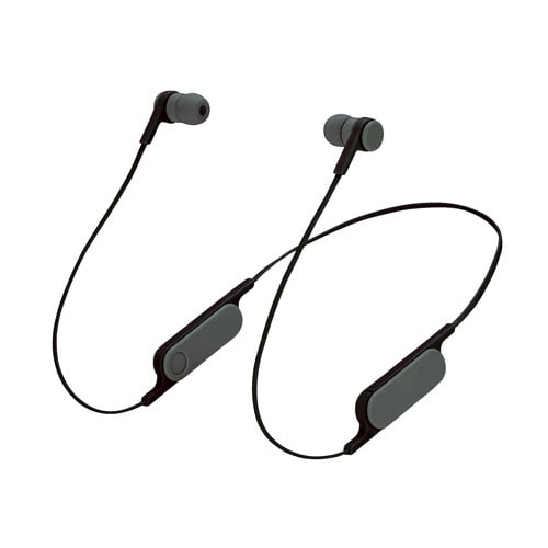 ワイヤレスイヤホン スマホ スモークブラック