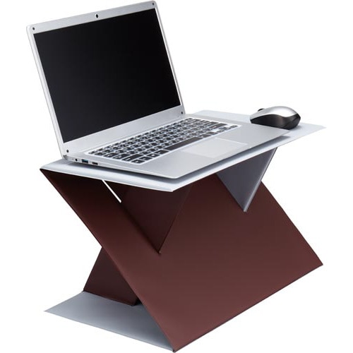 スタンディング用PCスタンド パタスタ ブラウン