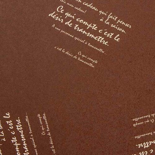 BKF包装紙/ブラウン−1 50枚×2