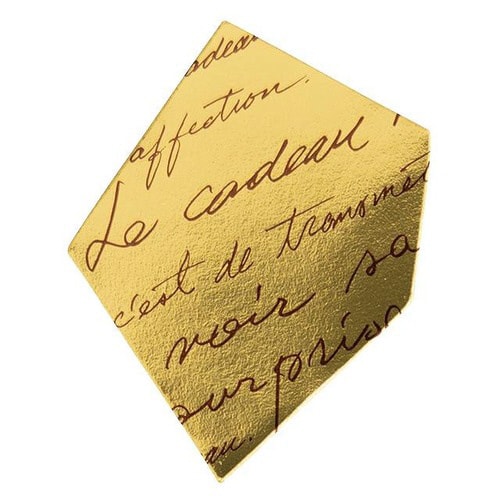 NEWフレンチカールケーキピック−2/ゴールド×3