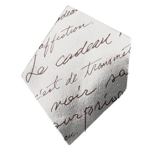 NEWフレンチカールケーキピック−3/シルバー×3