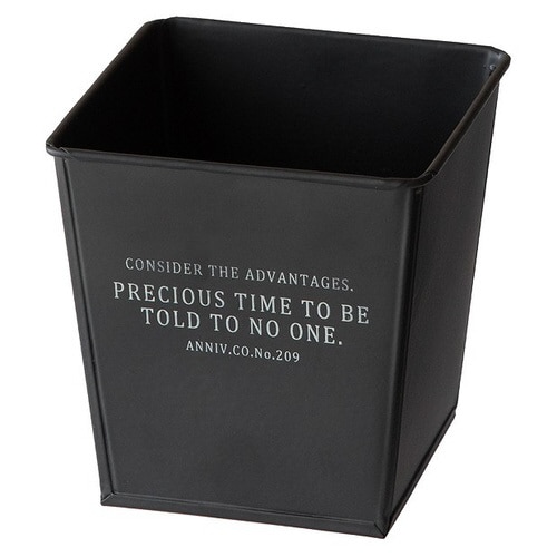 インダストリアルブリキポット−S/ブラック 10個