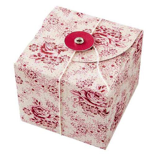 ウ゛ィンテージファブリックボックス/サラ−キューブ