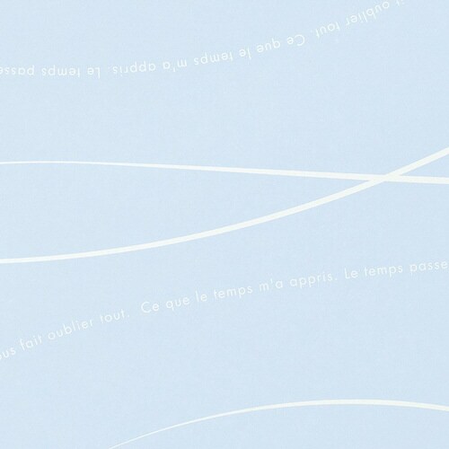 ウェーブ包装紙/ブルー−5 50枚×2