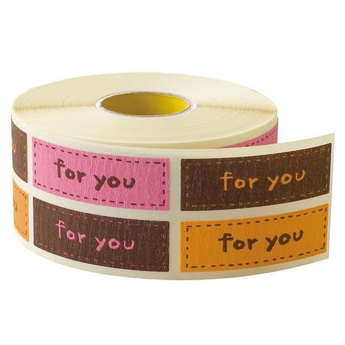 ウサクマロールシール−1 500枚×2