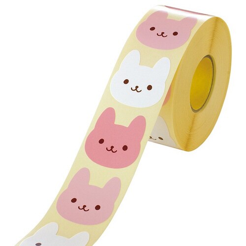 うさこロールシール−1 500枚×3