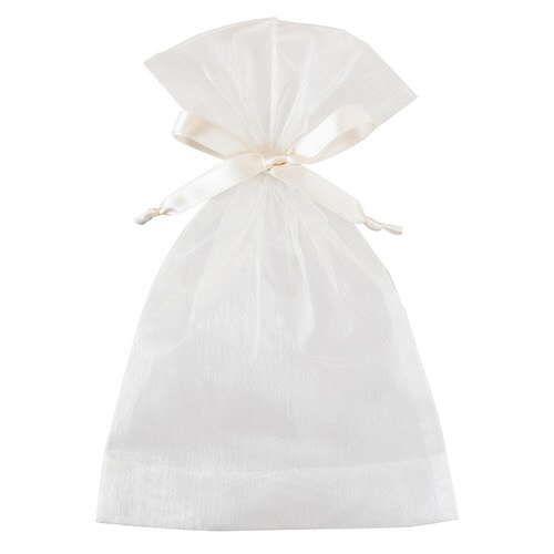 オーガンジーバッグ/アイボリー−L 10枚×2