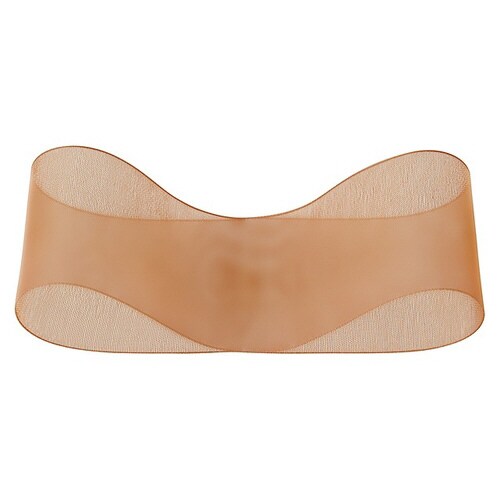 オーガンジーリボン−ブラウン38mm 1巻×2