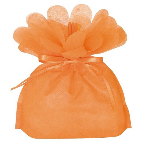 お花バッグ/オレンジ−M 10枚