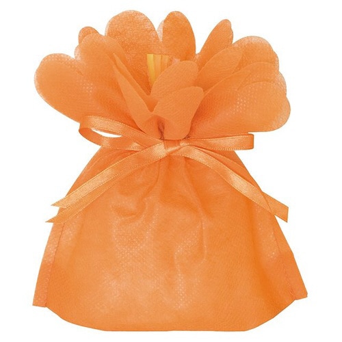 お花バッグ/オレンジ−S 10枚×2