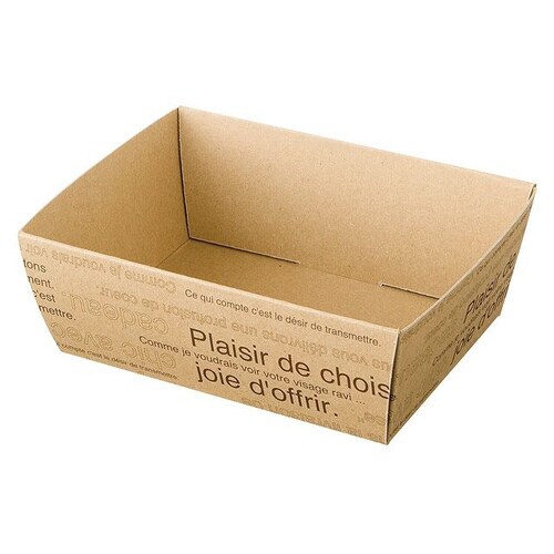 カフェオレペーパーギフトトレイ2/ハーフ20枚×2