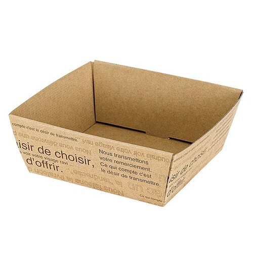 カフェオレペーパーギフトトレイ−3 20枚×2