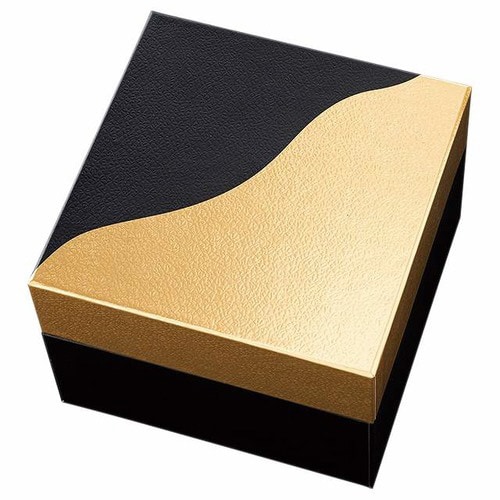 きらび二段貼箱−L/ゴールド 4個