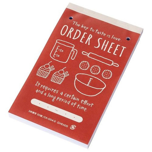 ケーキオーダーシート−4−S 1冊×5
