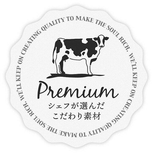 こだわり素材シール−2/乳製品 100枚×5