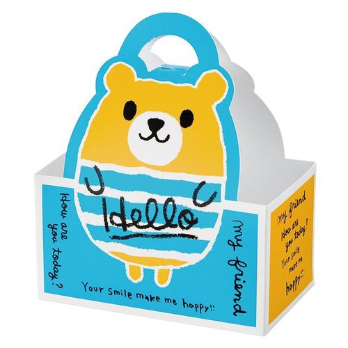 コロコロアニマルダイカットボックス−1/クマ×2