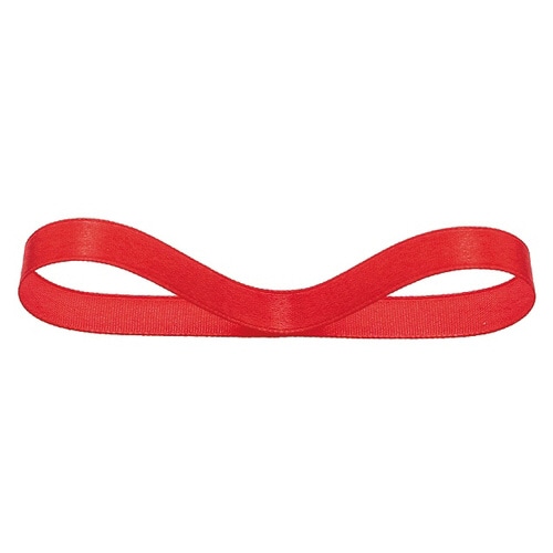 サテンリボンRED10mm 1巻×10