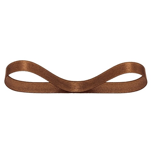 サテンリボンBROWN10mm 1巻×10