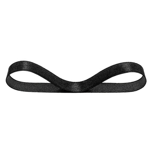 サテンリボンBLACK10mm 1巻×10