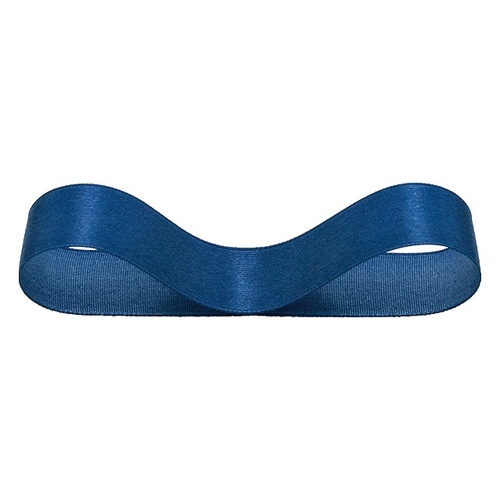 サテンリボンNAVYBLUE19mm 1巻×10