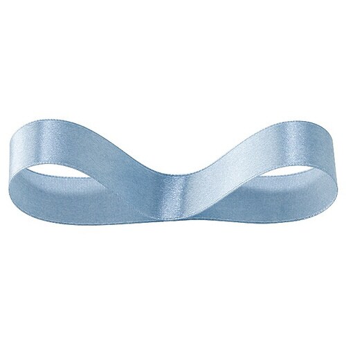 サテンリボンSMOKYBLUE19mm 1巻×10