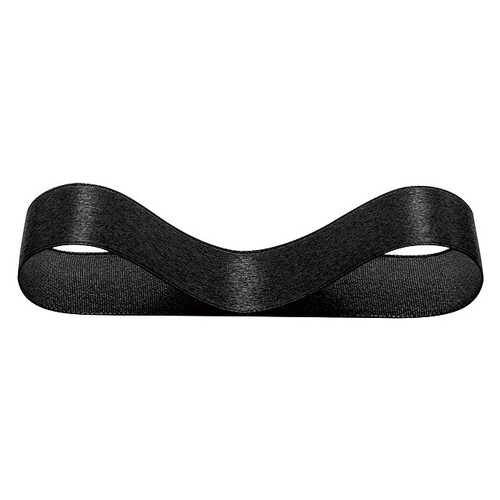 サテンリボンBLACK19mm 1巻×10