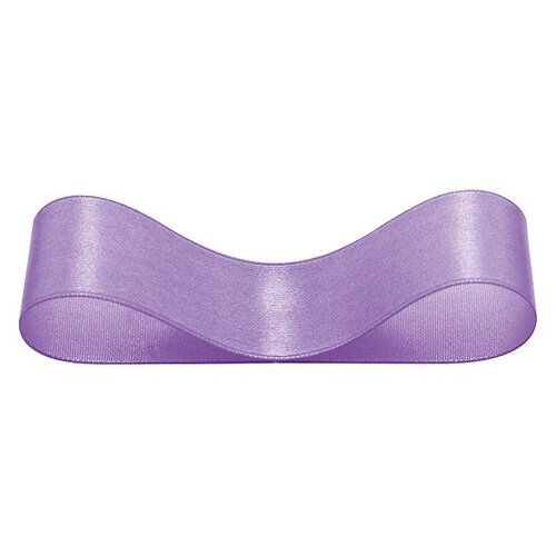 サテンリボンLAVENDER25mm 1巻×5