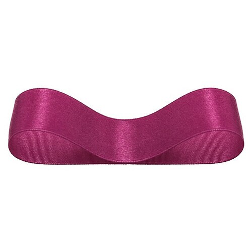 サテンリボンPLUM25mm 1巻×5