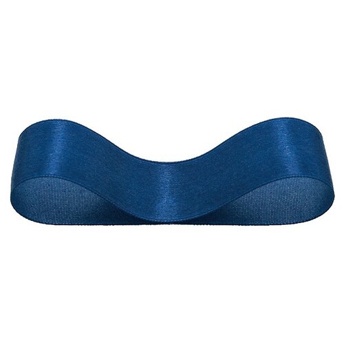 サテンリボンNAVYBLUE25mm 1巻×5