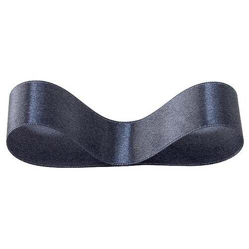 サテンリボンCHARCOAL25mm 1巻×5