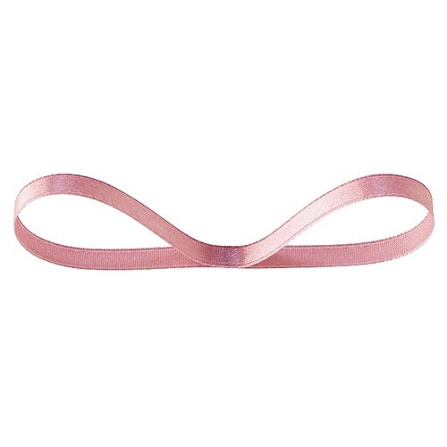 サテンリボンSMOKYPINK6mm 1巻×10