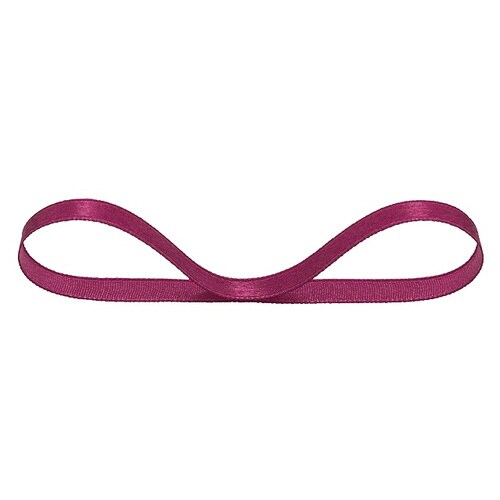 サテンリボンPLUM6mm 1巻×10