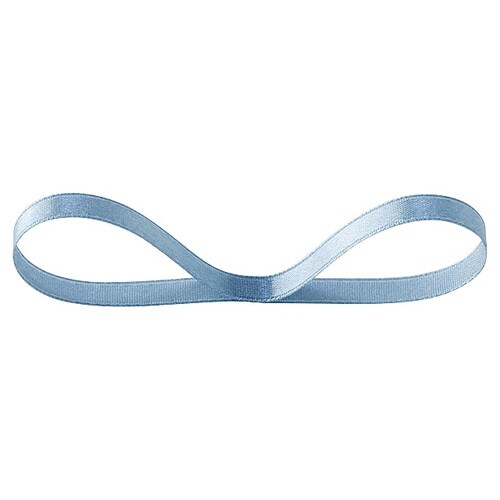 サテンリボンSMOKYBLUE6mm 1巻×10
