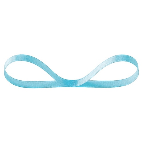 サテンリボンAQUABLUE6mm 1巻×10