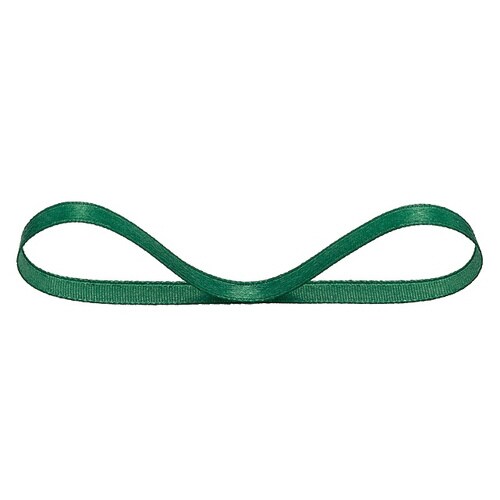 サテンリボンDARKGREEN6mm 1巻×10