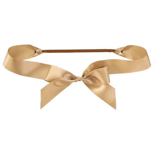 サテンリボンゴムタッグゴールド−1 10個×3