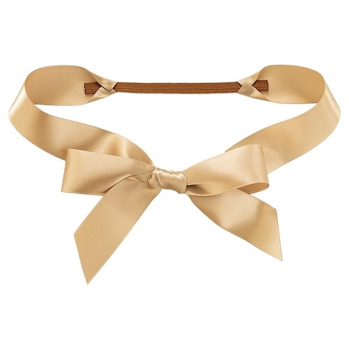 サテンリボンゴムタッグゴールド−3 10個×3