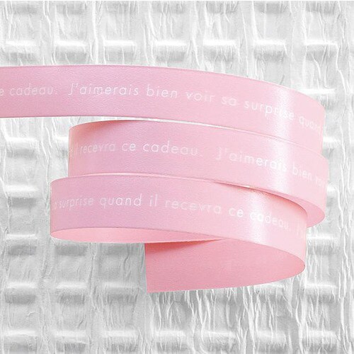 シャーププリントカーリングリボンピンク−31巻×5