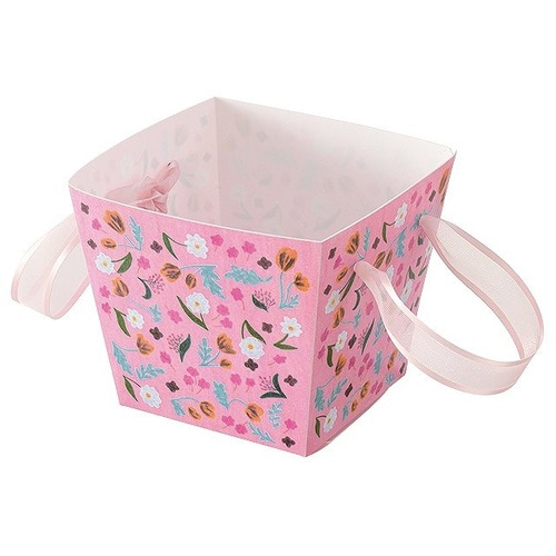 シャルムコレクションPPバスケット−1/ピンク×2