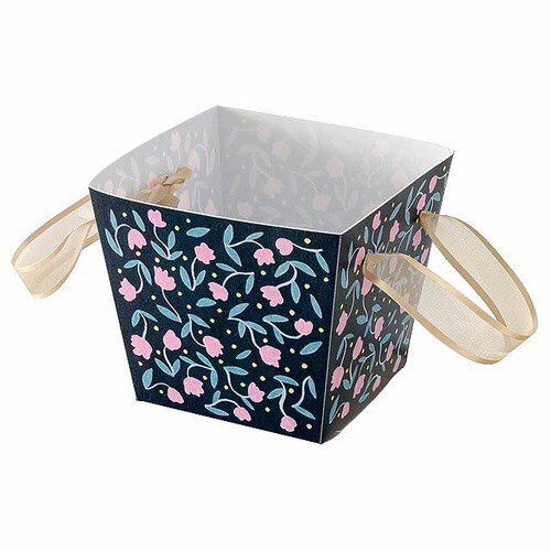 シャルムコレクションPPバスケット3/ネイビー×2