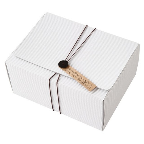 シングルホワイトギフトボックス−3 10枚