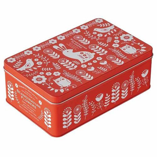 スカンジナビアフラワーギフト缶−1 6個